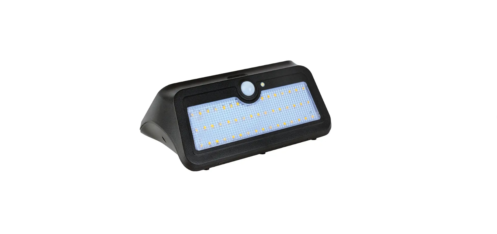 Lampa solara LED, plastic, negru, 1 bucata