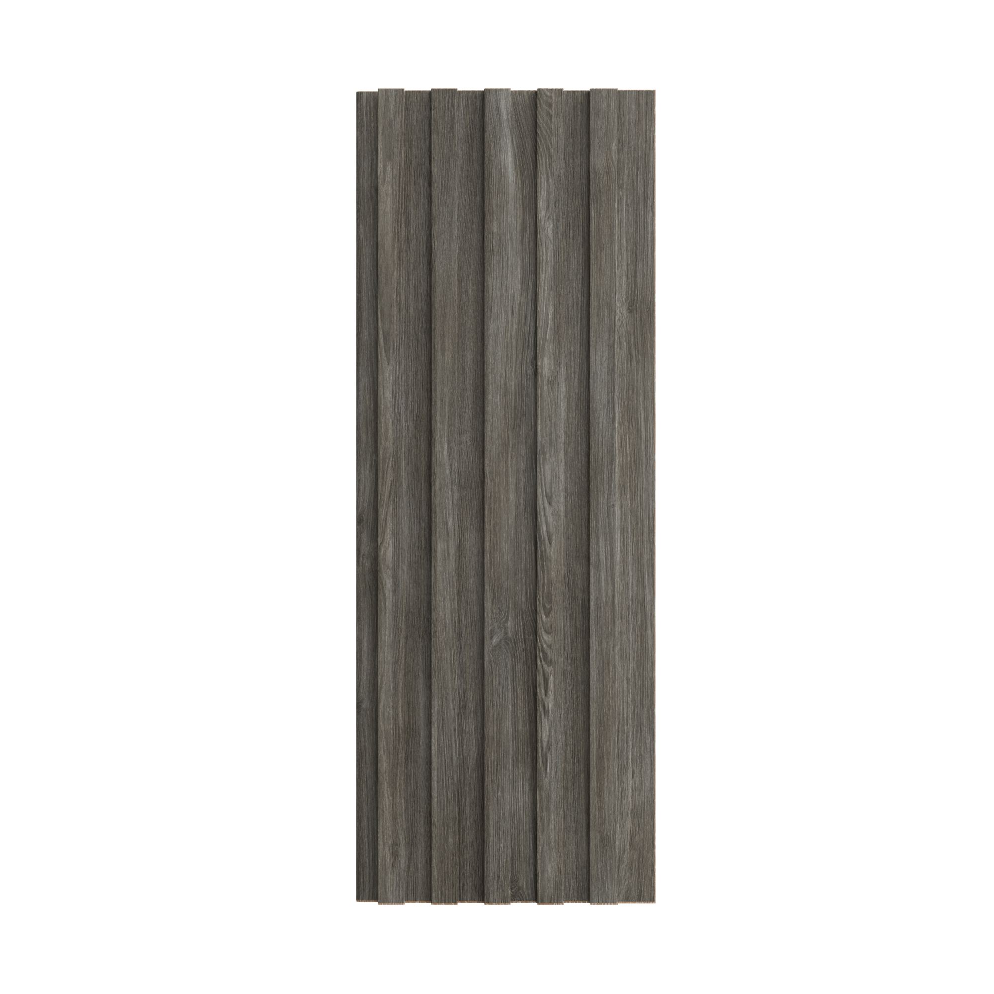 Panou riflaj decorativ, 280 cm x 15.8 cm, MDF, stejar