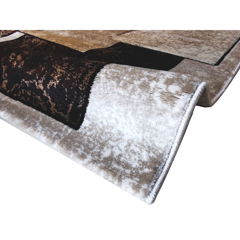 Covor living, crem, polipropilena, 160 x 230 x 1.2 cm • Karacahan Poiana 