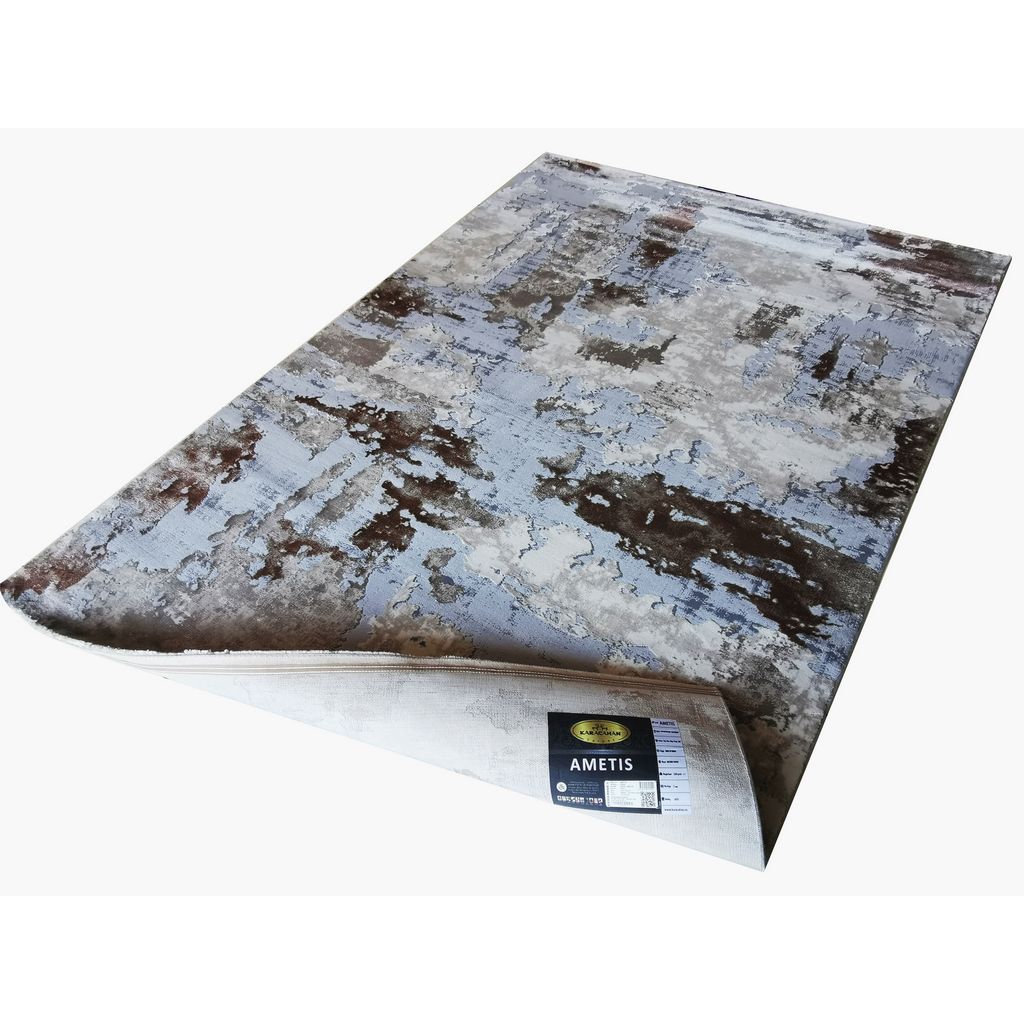 Covor living, crem, polipropilena, 160 x 230 x 1.1 cm • Karacahan Ametis 