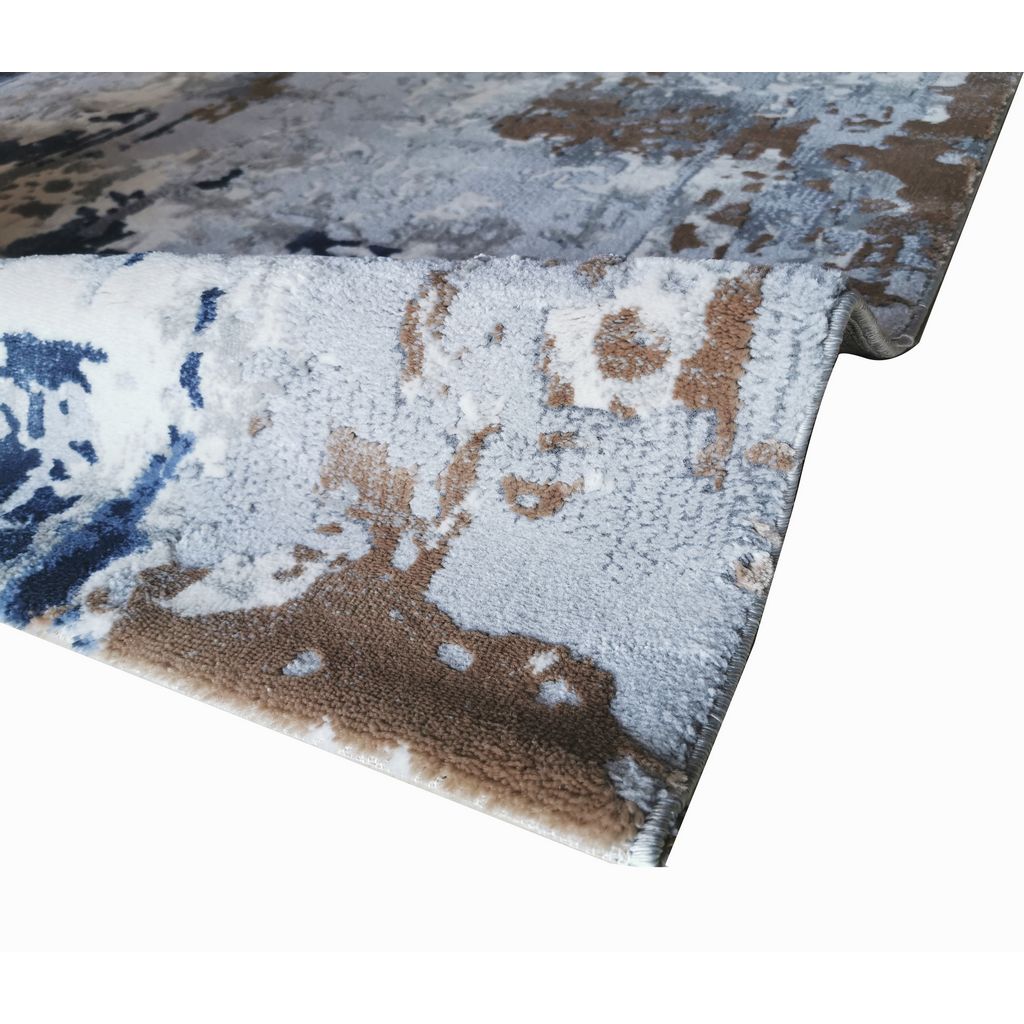 Covor living, albastru, polipropilena, 160 x 230 x 1.1 cm • Karacahan Ametis