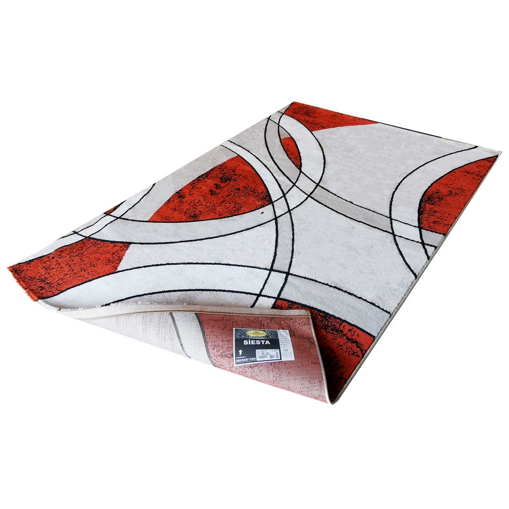 Covor living, crem, polipropilena, 160 x 230 x 1 cm • Karacahan Siesta