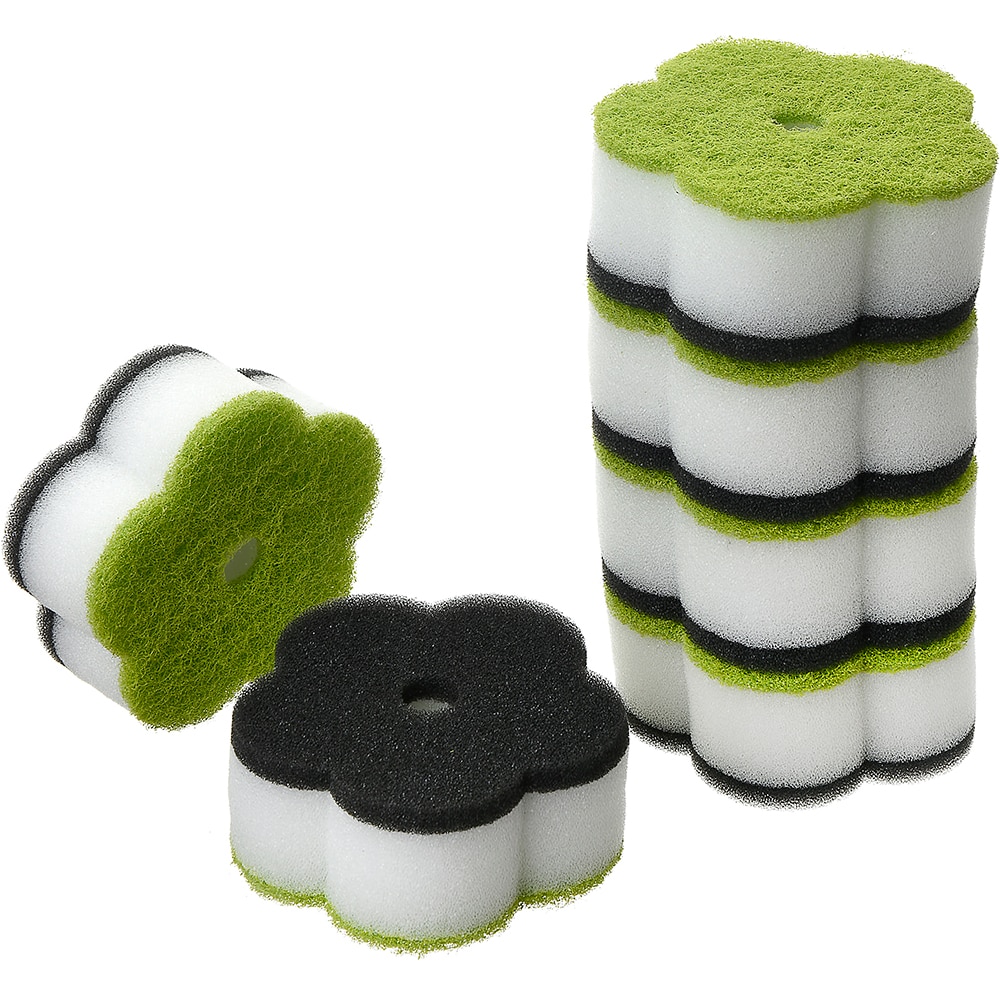 Burete vase abraziv WEAZY Daisy Pop, 3 bucati