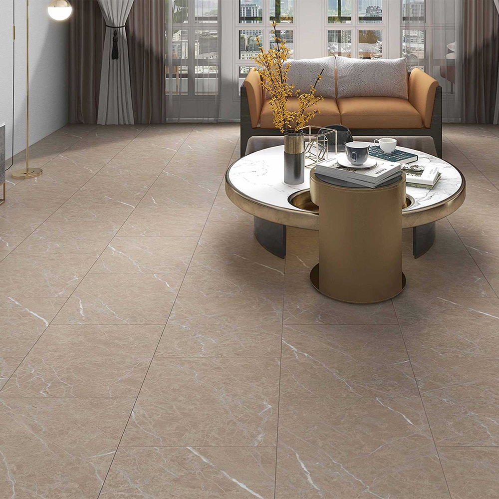 Parchet Stone Botticino Light 806, SPC, 5 mm, 1.647 mp/cutie, bej