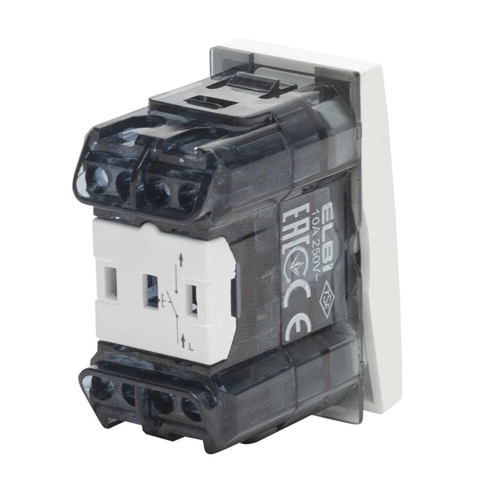 Intrerupator Revenire 1M Moda Alb