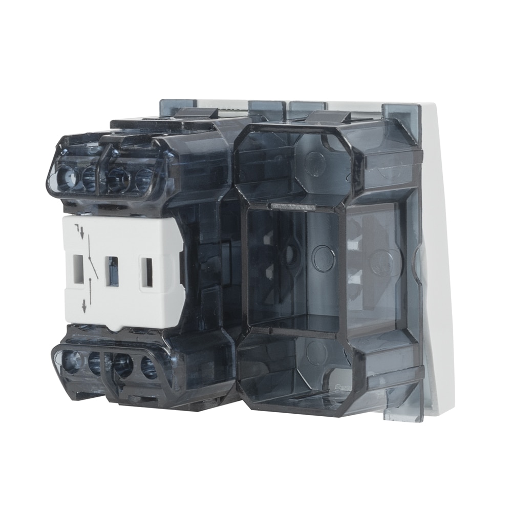 Intrerupator 2M Moda Alb