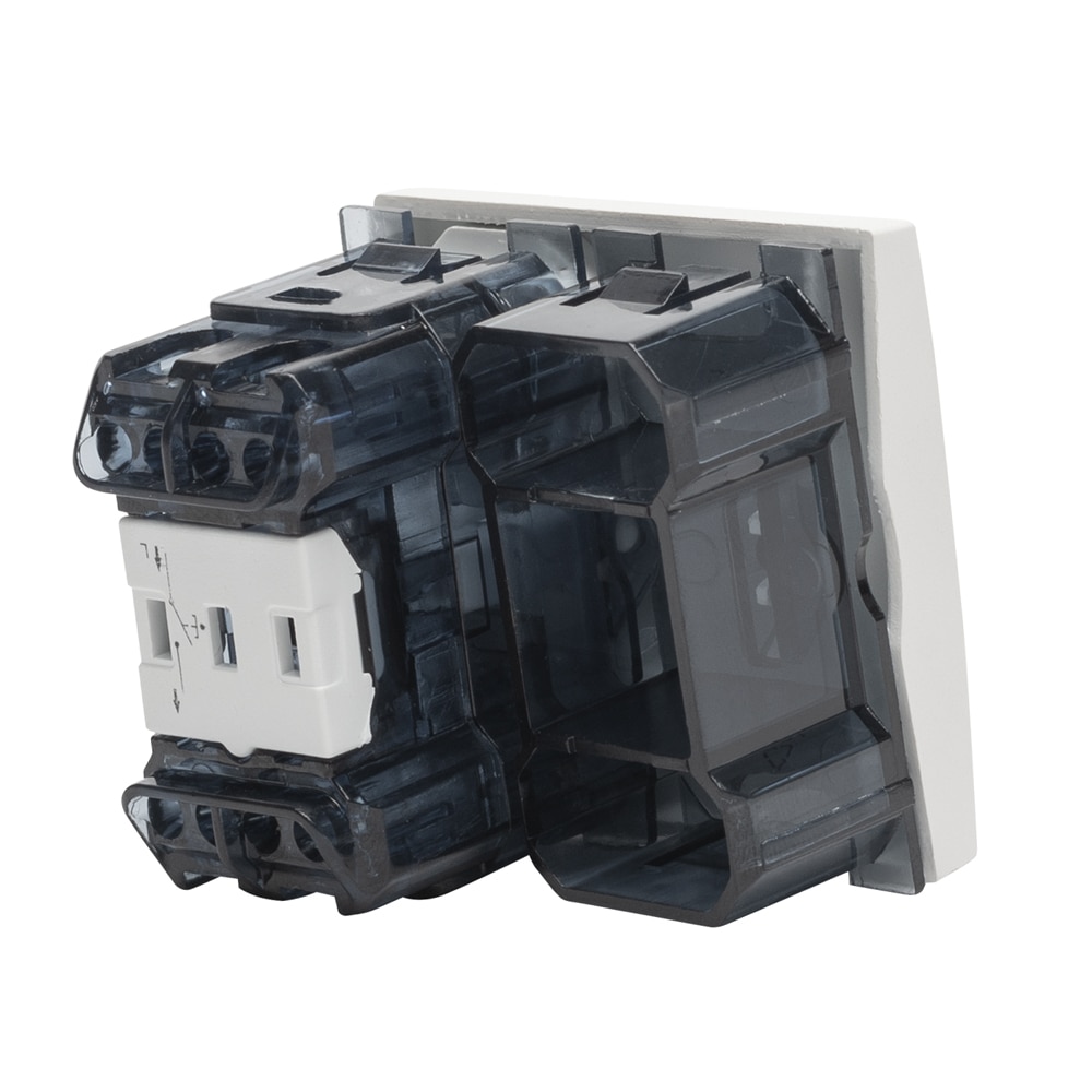 Intrerupator Revenire 2M Moda Alb