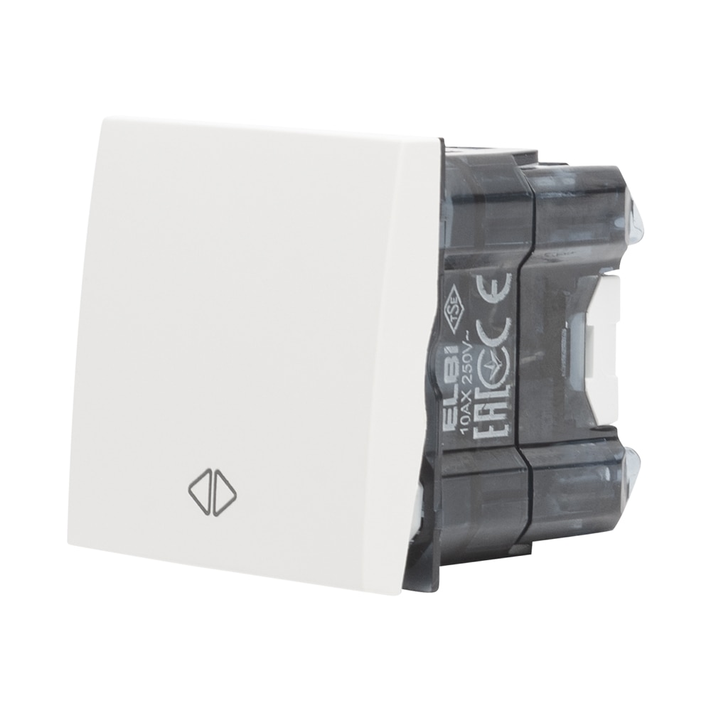 Intrerupator Cruce 2M Moda Alb