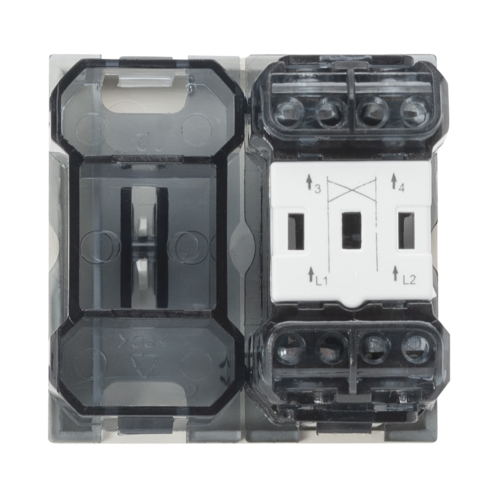 Intrerupator Cruce 2M Moda Alb