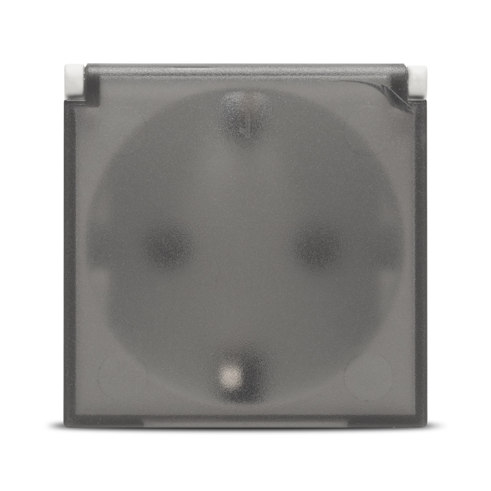 Priza Schuko capac ELBI Moda, 16A, policarbonat, alb