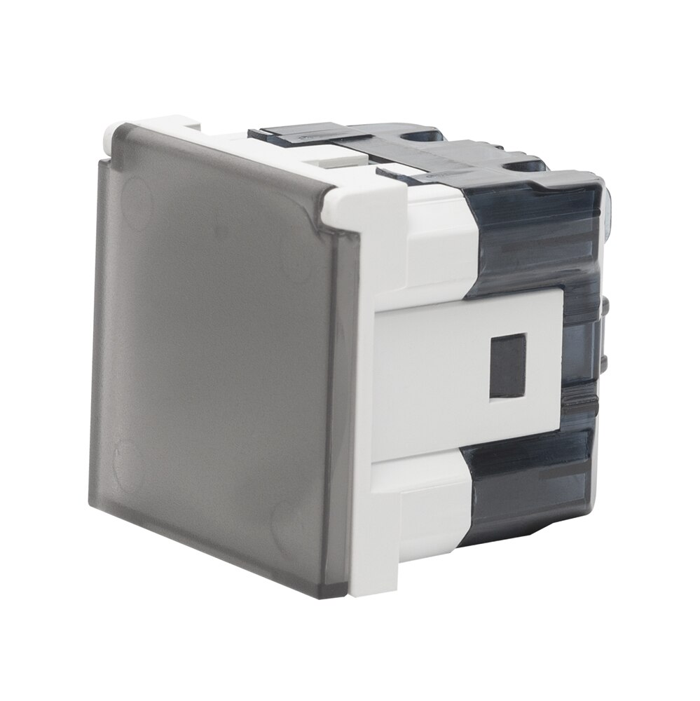 Priza Schuko capac ELBI Moda, 16A, policarbonat, alb