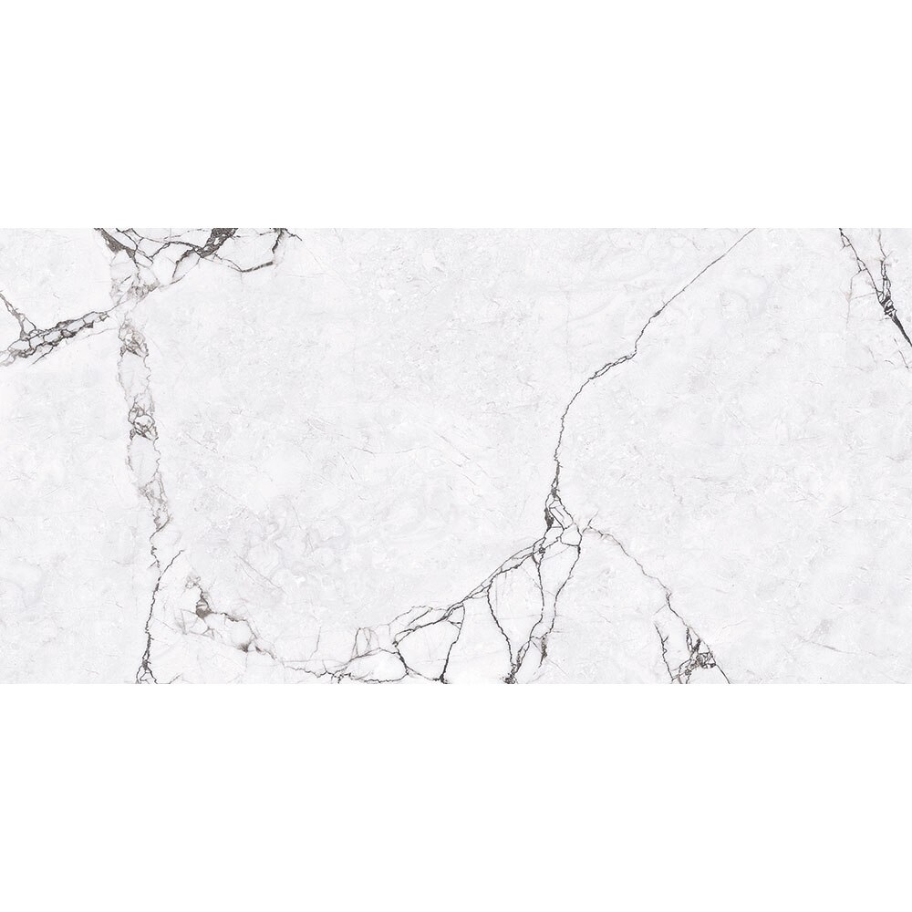 Gresie interior/exterior Vira, marmura alb lucios, 60 x 120 cm, 9 mm, 1.44 m2/cutie