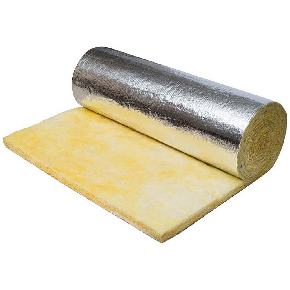 Vata minerala de sticla ODE, folie aluminiu, 0.042 W/mK, 750 x 120 x 10 cm, 9 mp