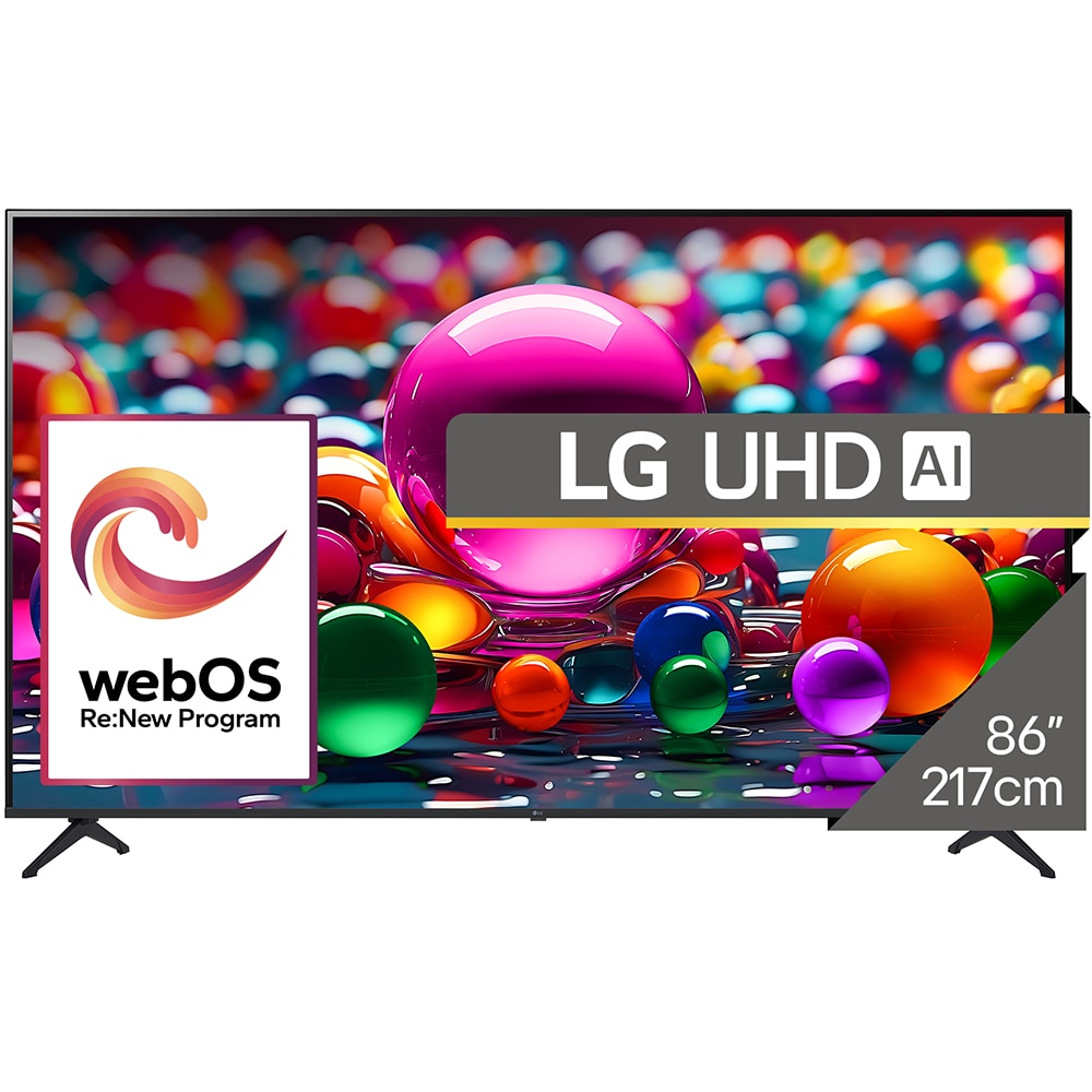 Televizor LED Smart LG 86UA75006LA, Ultra HD 4K, HDR, 217cm