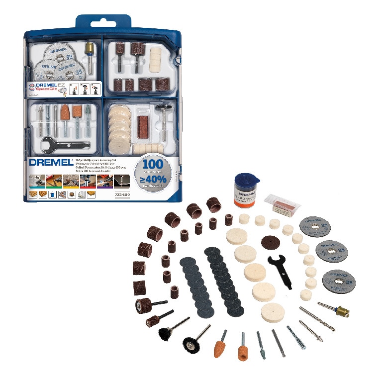 Set 100 accesorii multifunctionale DREMEL, 192 x 47 mm