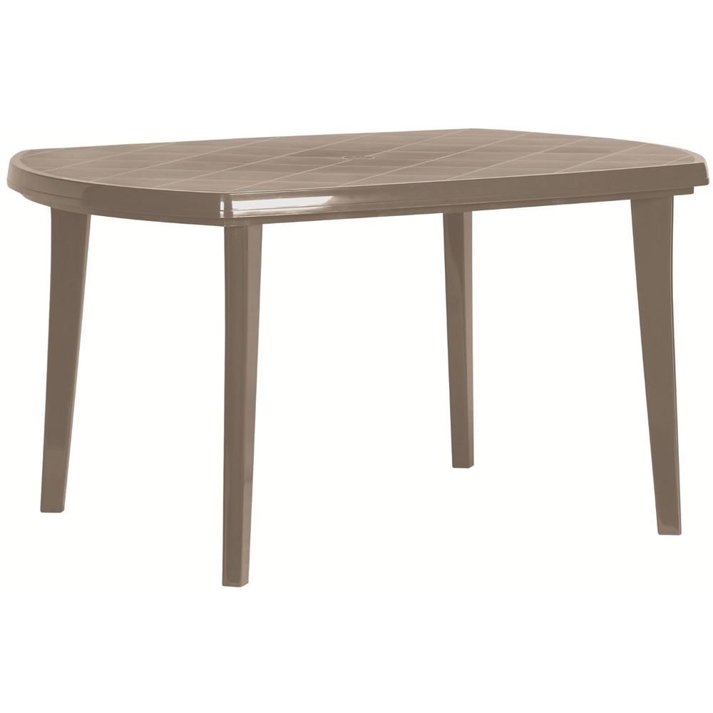 Masa terasa KETER Elise, polipropilena, 6 locuri, 137 x 90 x 73 cm, bej