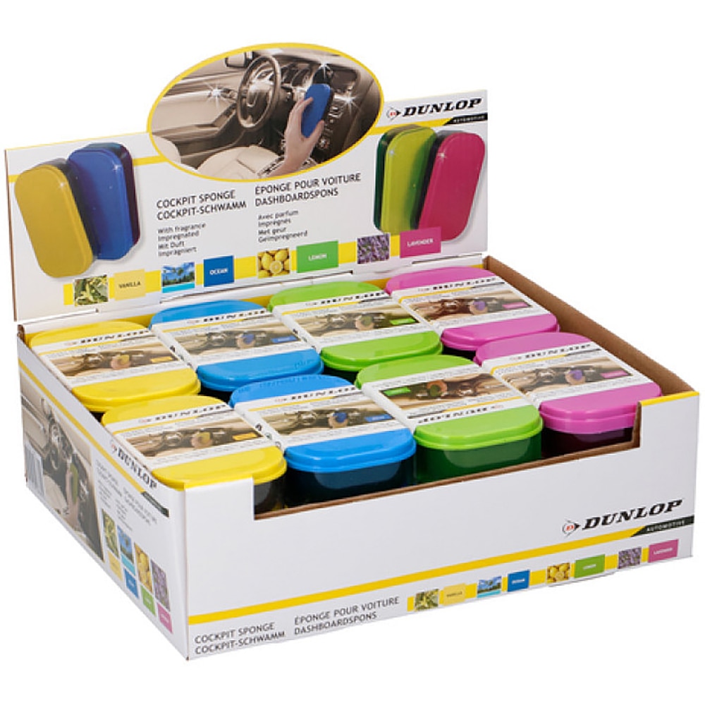 Burete cu silicon DUNLOP 48872, 12 x 7 x 3cm, diverse culori