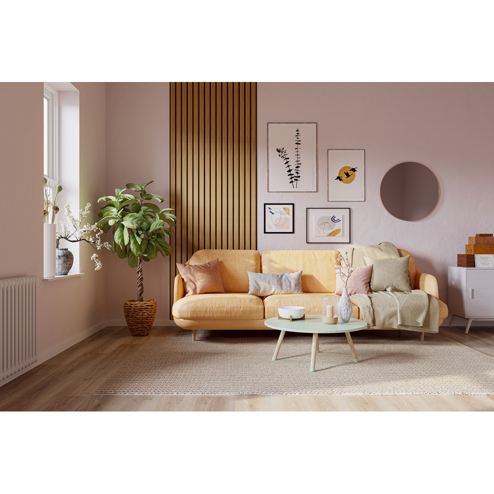 Panou riflaj DELI HOME Essential, 30x260 cm, MDF, stejar bronz