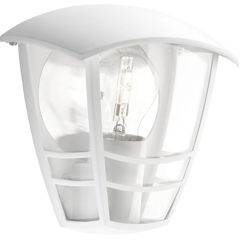 Aplica exterior PHILIPS Creek 8718291443537, 60W, E27, IP44, alb