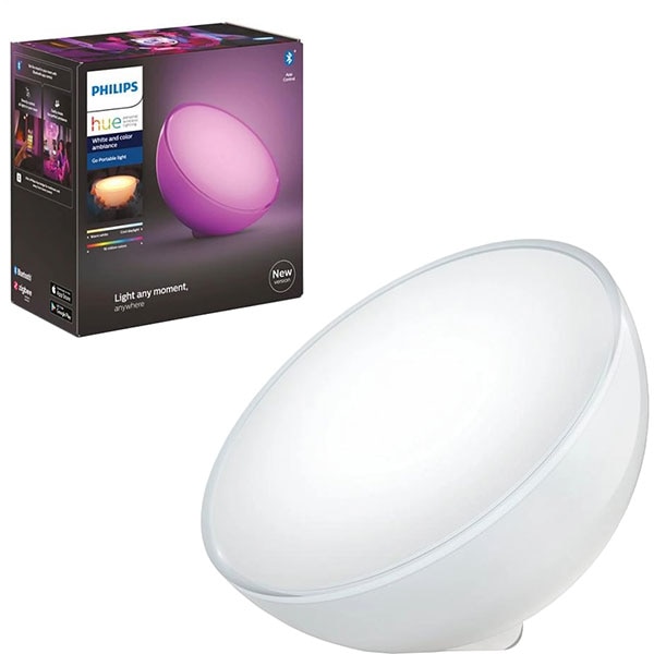 Lampa portabila inteligenta LED PHILIPS Hue Go 8718696173992, Wi-Fi, lumina RGB, 6W, alb