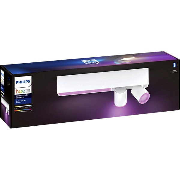 Plafoniera LED Smart PHILIPS Hue 8718696176009, 22.4W, 1540lm, Wi-Fi, RGB, alb