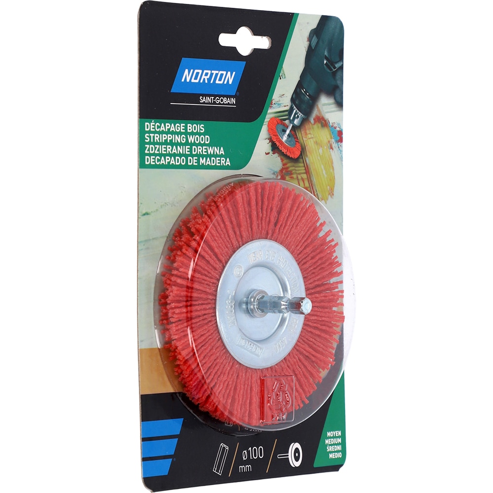 Perie pentru lemn Norton, nailon, 100x12, 25S