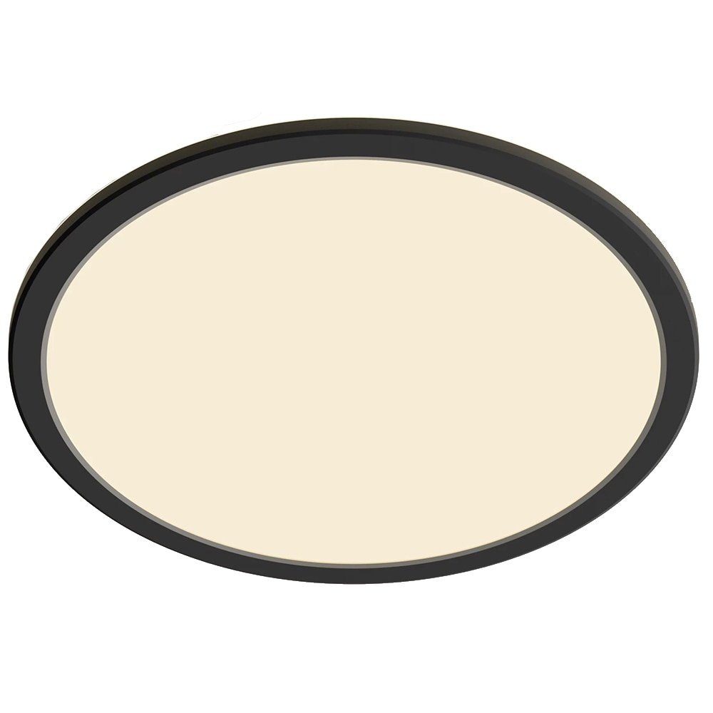 Plafoniera LED PHILIPS Super Slim 8719514327207, 15W, 1300lm, lumina calda, negru