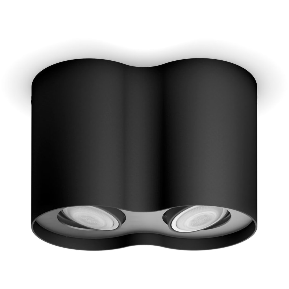 Spot LED smart PHILIPS HUE Pillar, 2 x 5W, 700lm, IP20, negru