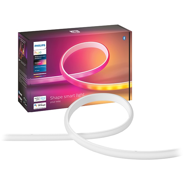 Banda LED Smart PHILIPS Hue 8719514339965, RGB, 20W, 1800lm, 2m