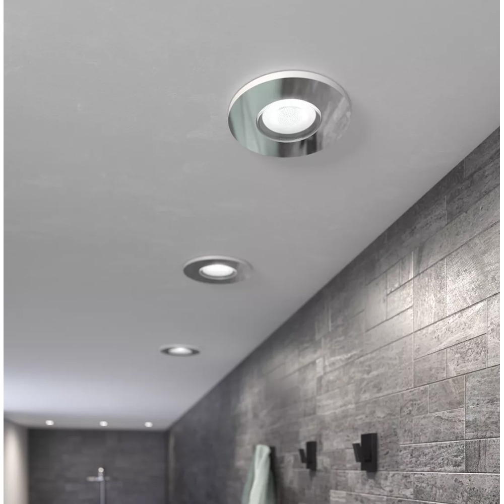 Set 3 spoturi LED smart PHILIPS HUE Adore, 3 x 5W, 350lm, IP44, crom