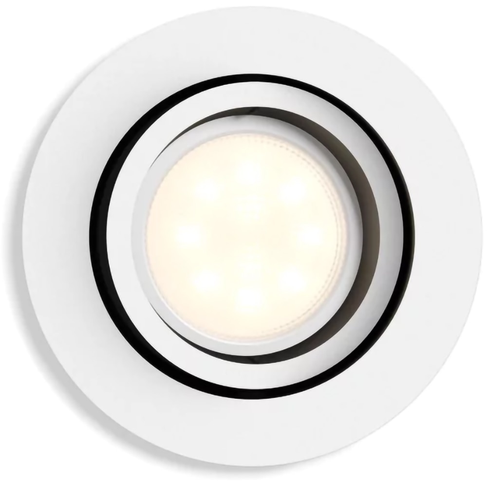 Set 3 spoturi LED smart PHILIPS HUE Milliskin, 3 x 5W, 1050lm, IP20, alb