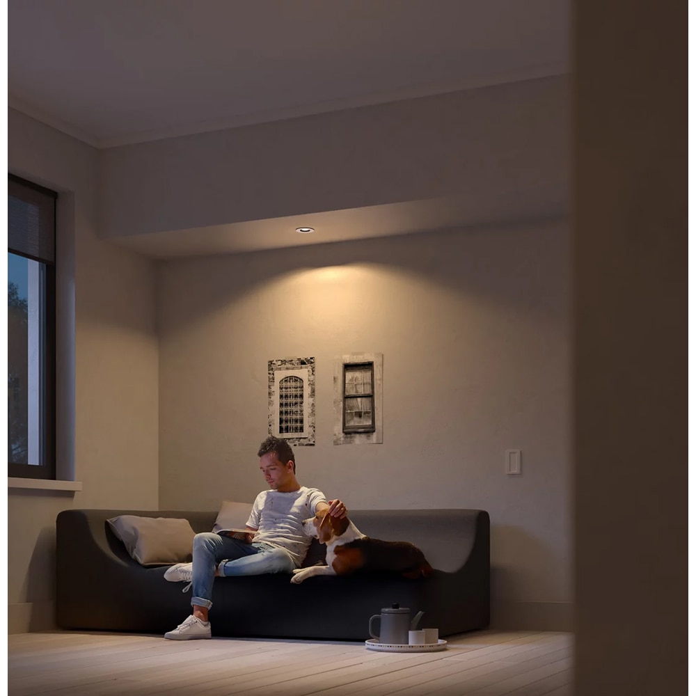 Set 3 spoturi LED smart PHILIPS HUE Milliskin, 3 x 5W, 1050lm, IP20, alb