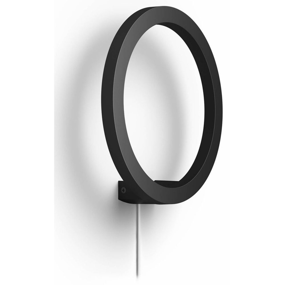 Aplica LED smart PHILIPS HUE Sana, 20W, 1400lm, IP20, negru