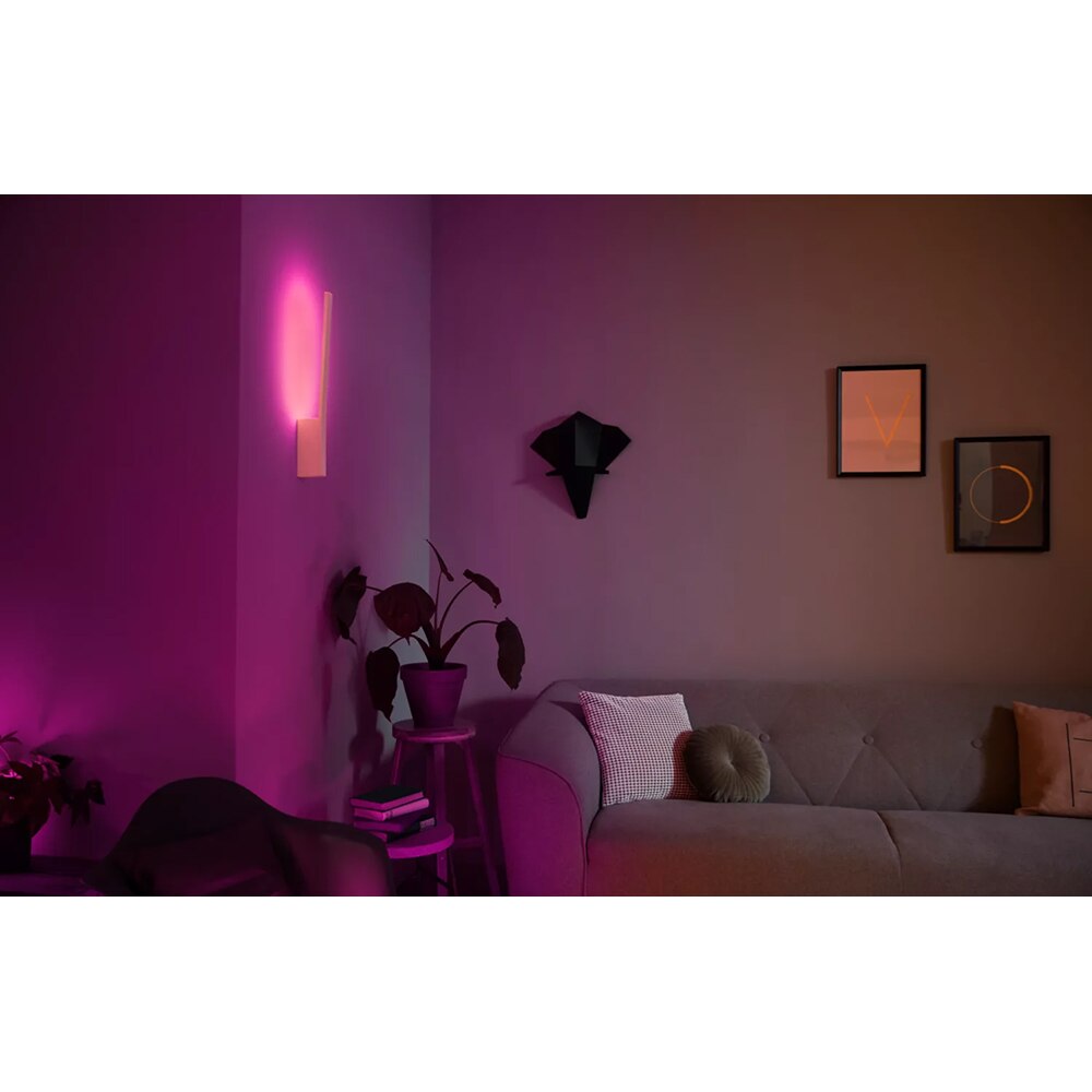 Aplica LED smart PHILIPS HUE 8719514343443, 12.2W, 850lm, IP20, alb