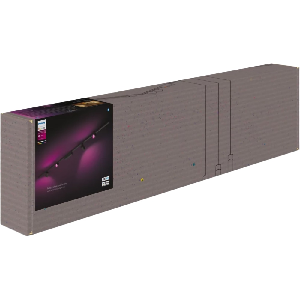 Kit de baza LED smart PHILIPS HUE Perifo, 20.8W, 2040lm, IP20, negru