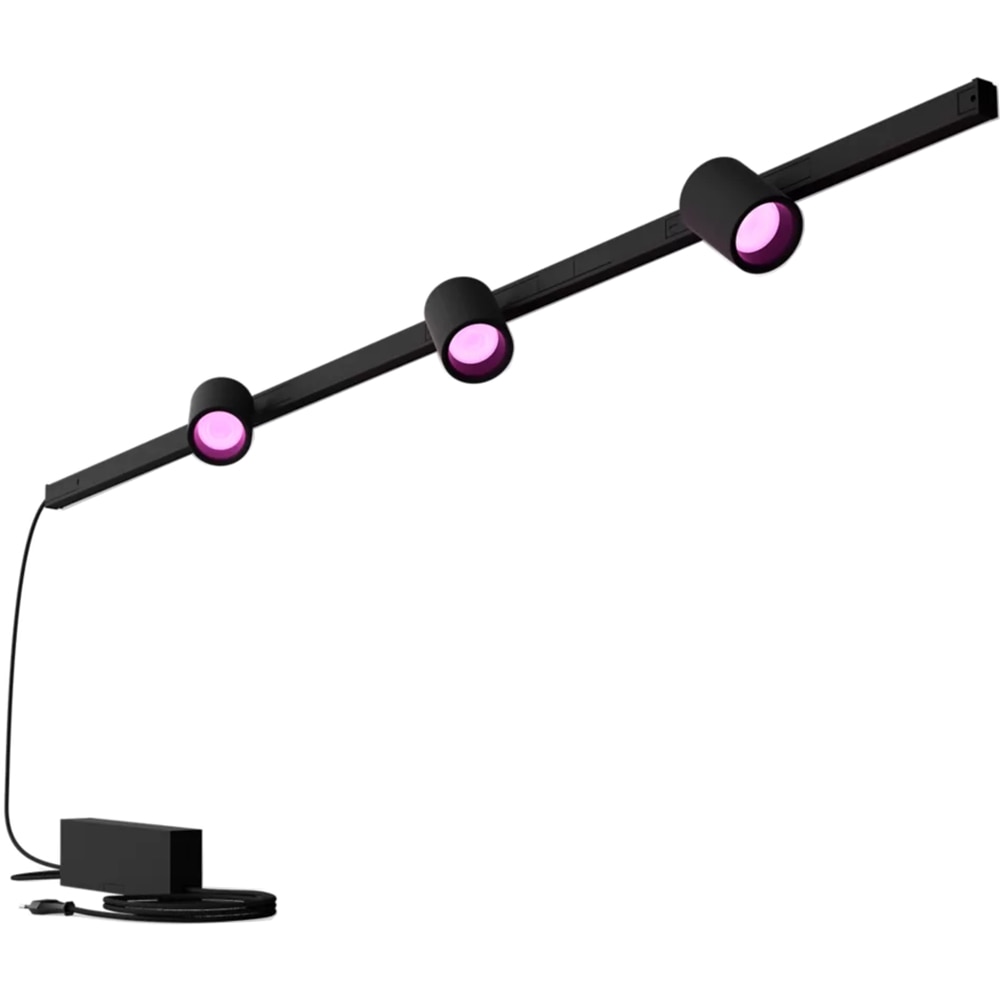 Spot LED smart PHILIPS HUE Perifo, 15.6W, 1530lm, IP20, negru