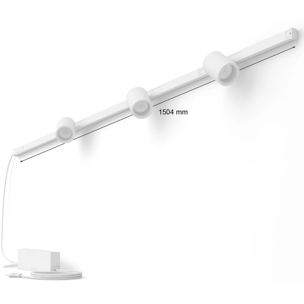 Spot LED smart PHILIPS HUE Perifo, 15.6W, 1530lm, IP20, alb