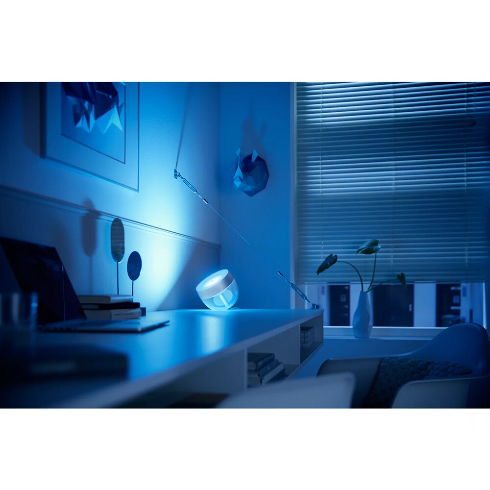 Lampa de birou smart PHILIPS HUE Iris, 8.2W, 520lm, IP20, alb