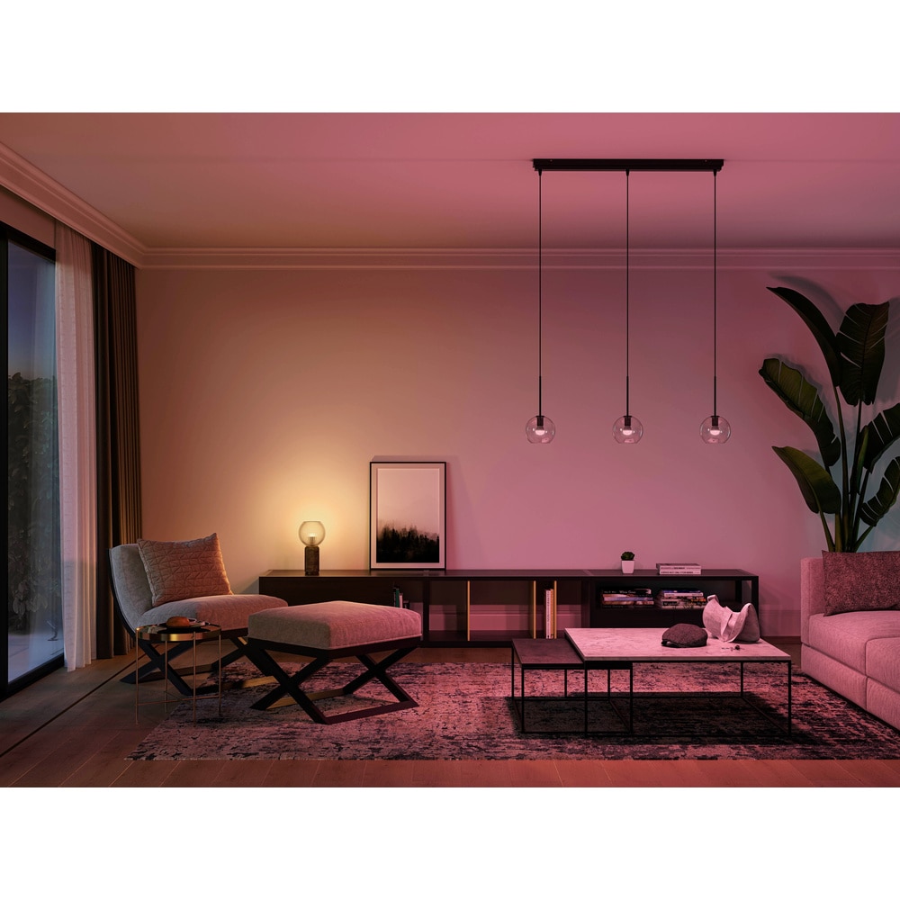 Set 2 becuri LED PHILIPS HUE, E14, 5.1W, 470lm, Wi-Fi, lumina variabila, compatibil Alexa, Google Assistant