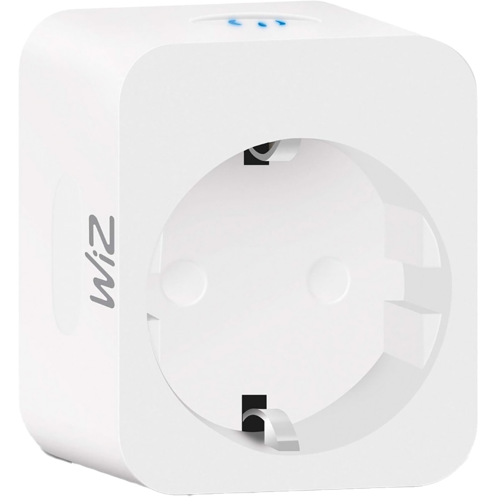 Priza inteligenta WIZ Smart Plug, Wi-Fi, IP20, alb