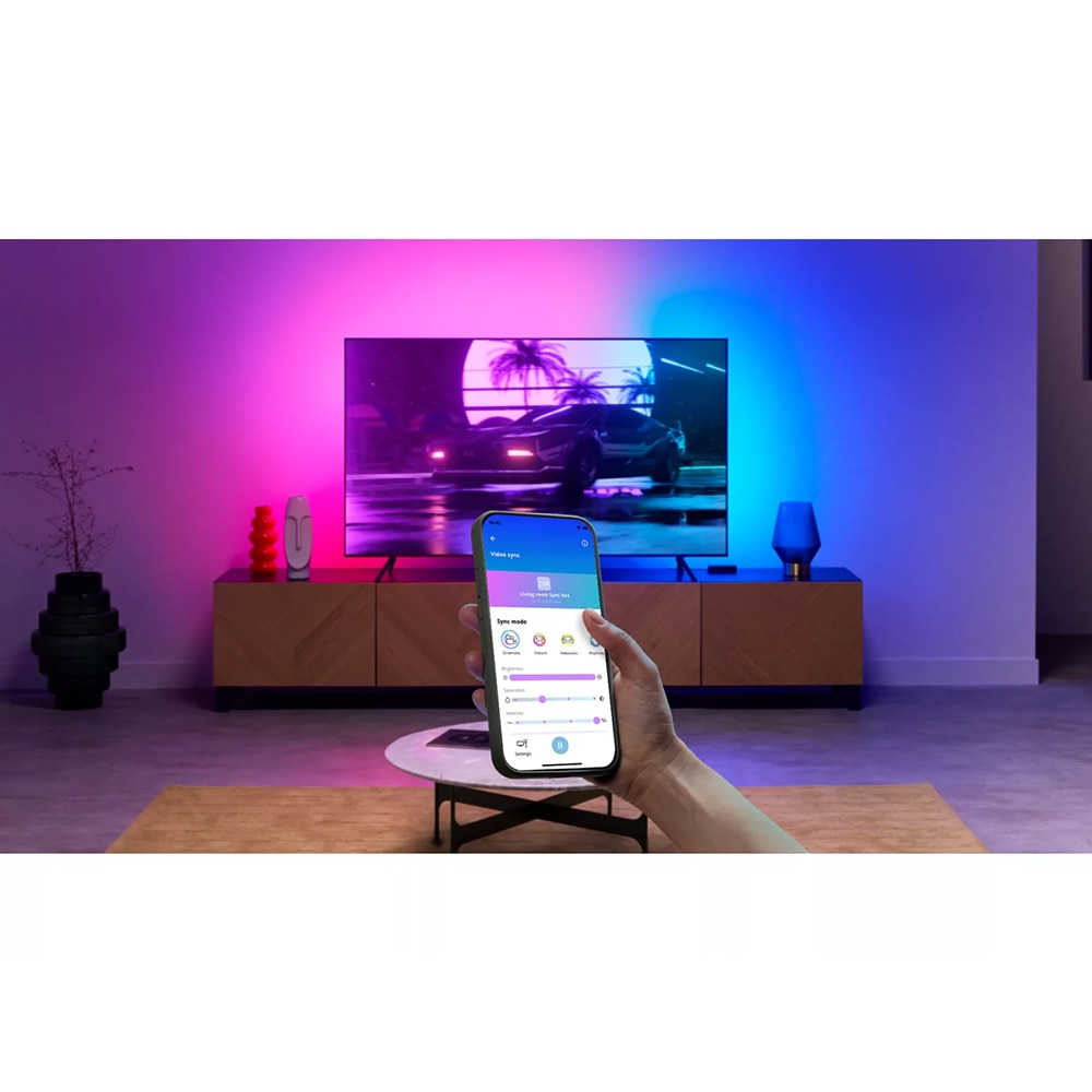 Sync Box Starter Kit + Banda LED RGBIC Gradient 55"-65"