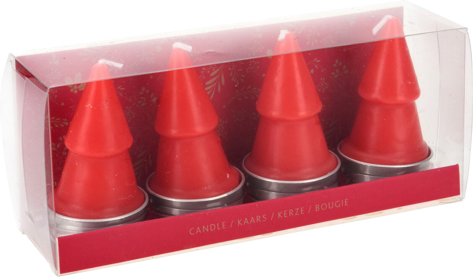 Set lumanari Bradut, 7 cm, 4 bucati, multicolor