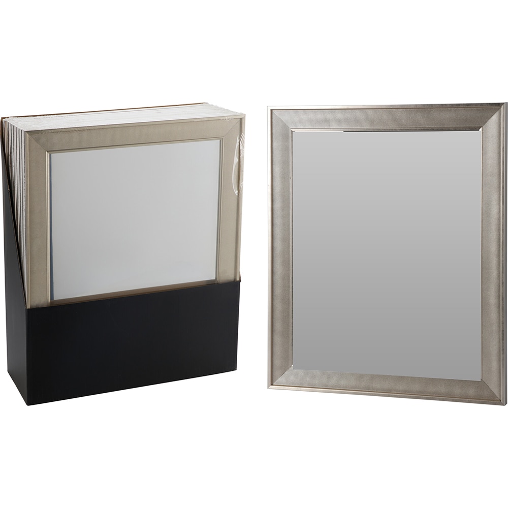 Oglinda decorativa Koopman, 49.5 x 59.5 cm, argintiu