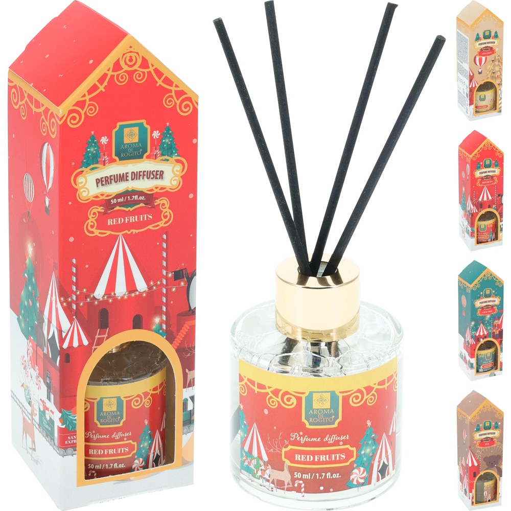 Difuzor de aromaterapie cu arome de Craciun, 50 ml