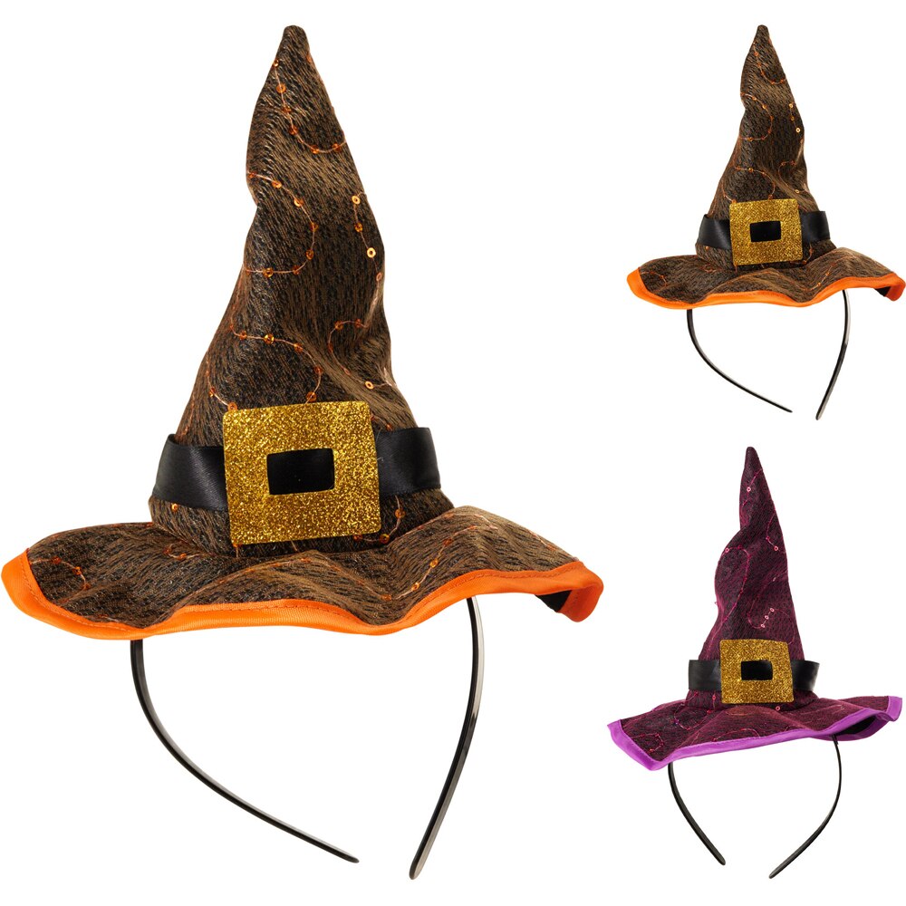 Bentita de Halloween cu palarie, 28 x 20 x 1.4 cm