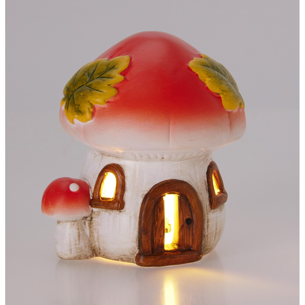 Decoratiune casuta, LED alb cald, 8.5 x 7.5 x 9 cm