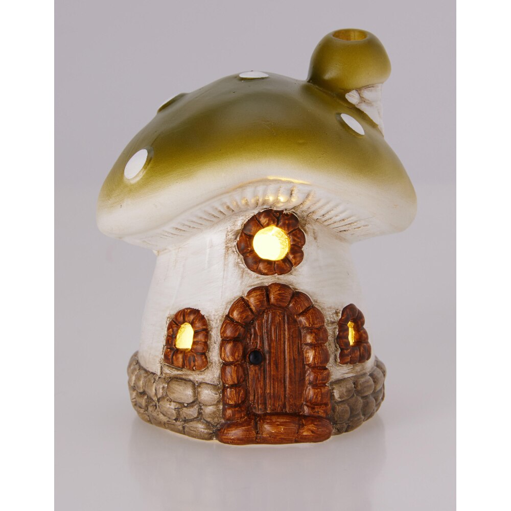 Decoratiune casuta, LED alb cald, 8.5 x 7.5 x 9 cm
