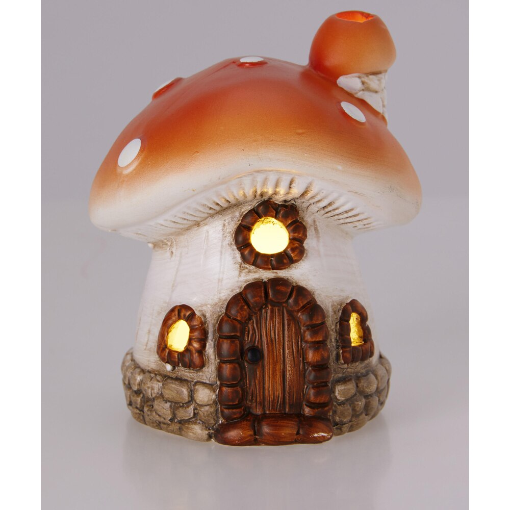 Decoratiune casuta, LED alb cald, 8.5 x 7.5 x 9 cm