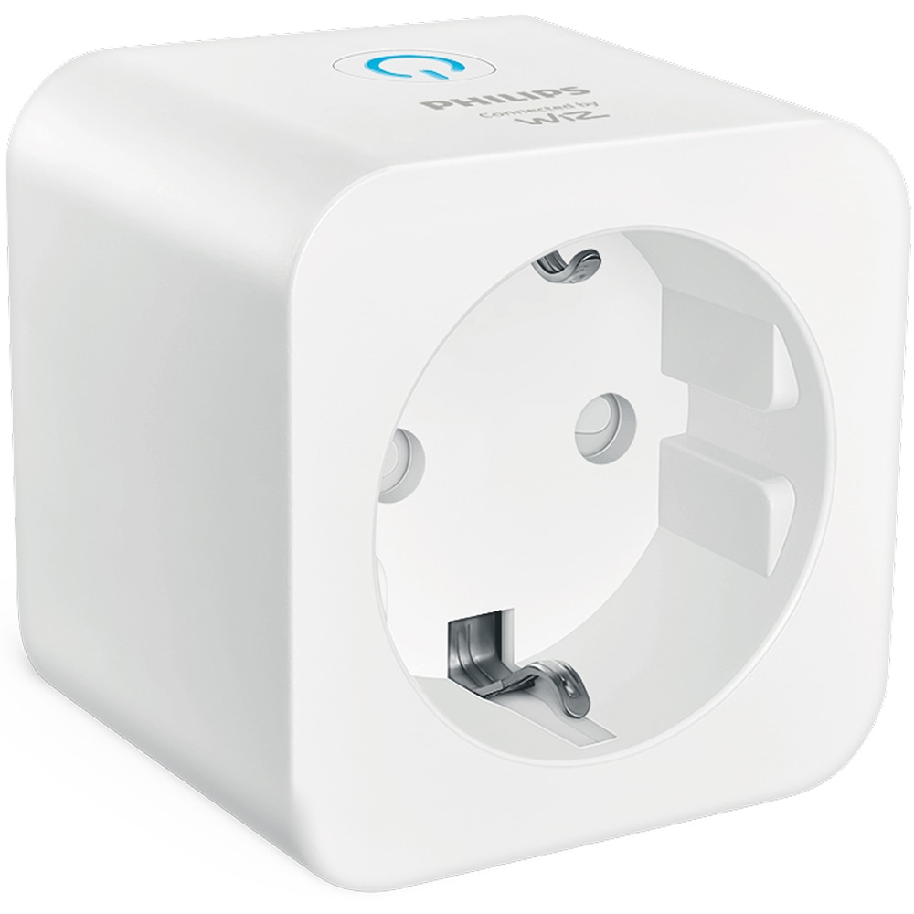 Priza inteligenta PHILIPS 929004751921, Wi-Fi, WiZ, IP20, Power Meter, alb