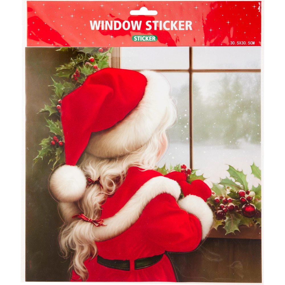 Sticker decorativ pentru fereastra, 30.5 x 30.5 cm